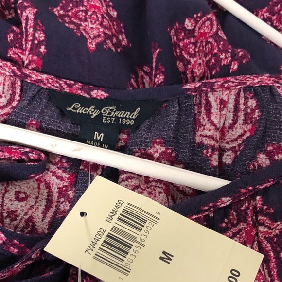 Boho top by lucky brand NWT - Picture 2 of 2